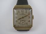 Art-decové zlaté 14 K hodinky  IWC  SCHAFFHAUSEN  r.v. 1942