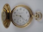 3 pl. zlaté masivní pancéřové hodinky  IWC  SCHAFFHAUSEN  v. 137,47 gr