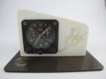 8 denní  hodiny se  stopkami  GLASHÜTTE  ve stojánku No.493