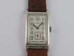 Náramkové stříbrné art-decové hodinky OMEGA č.str.7839560